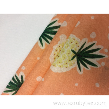 60s Cotton Voile Print Fabric